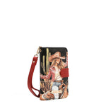NL SIGNATURE PHONE CASE AND WALLET WRISTLET