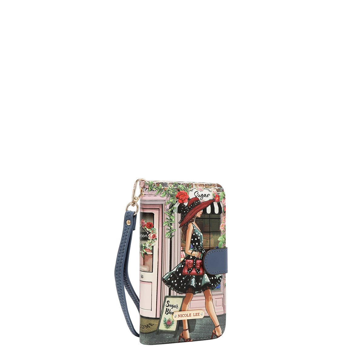 NL SIGNATURE PHONE CASE AND WALLET WRISTLET