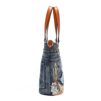 SOFIA MONTANA DENIM SHOPPER BAG