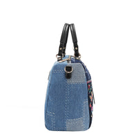 BOSQUE DE AMOR DENIM BOSTON BAG