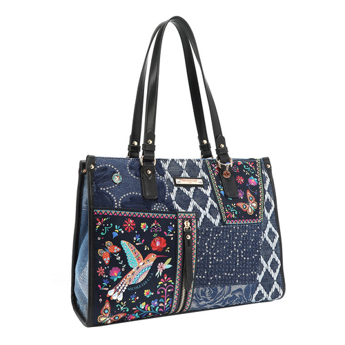 BOSQUE DE AMOR DENIM TOTE BAG