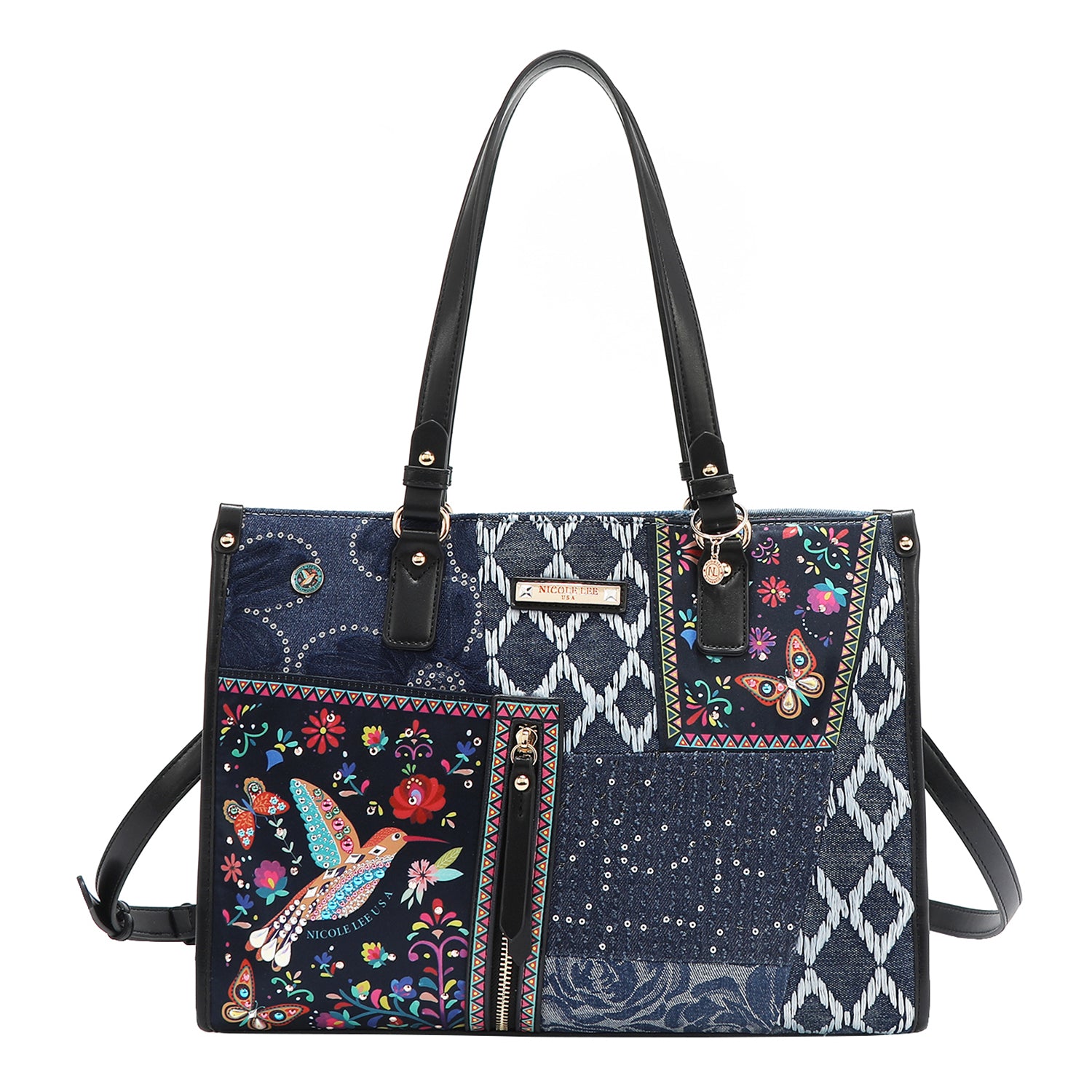 BOSQUE DE AMOR DENIM TOTE BAG