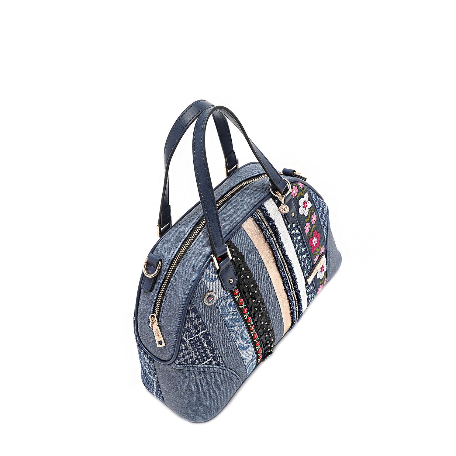 PATCH FLOWER DOME SATCHEL