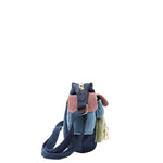 COLOR BLOCK DENIM CROSSBODY