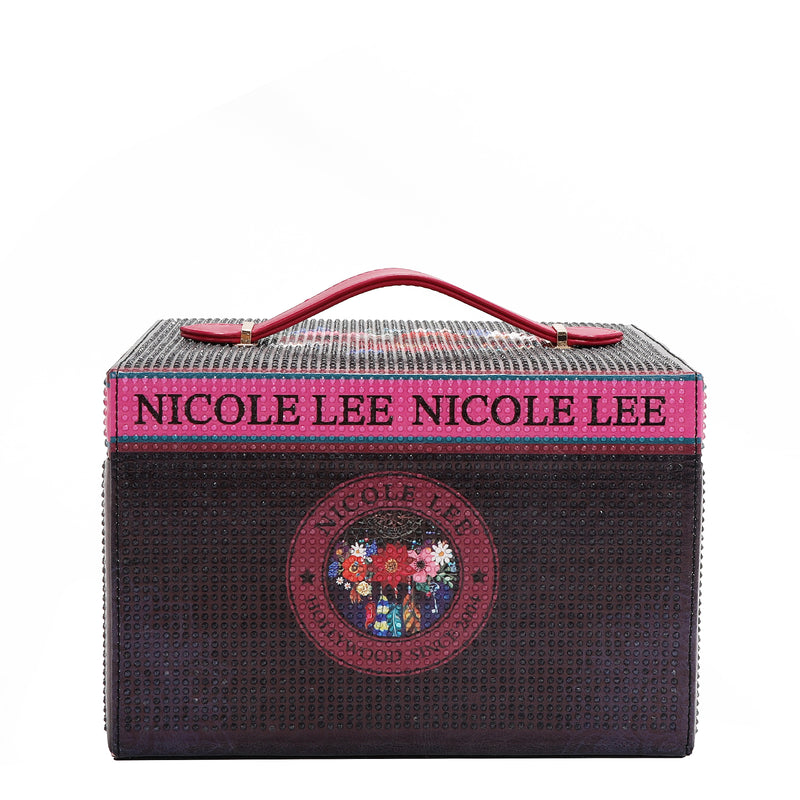 LARGE RHINESTONE JEWELRY BOX