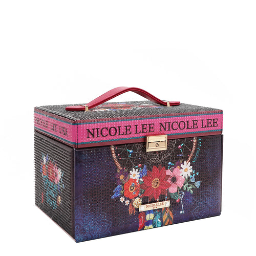 LARGE RHINESTONE JEWELRY BOX