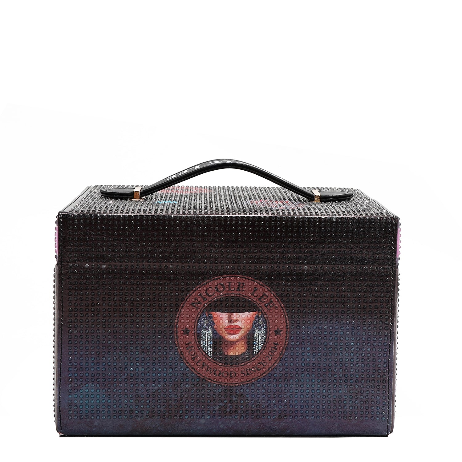 LARGE RHINESTONE JEWELRY BOX