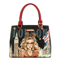 LONDON EYE SATCHEL BAG