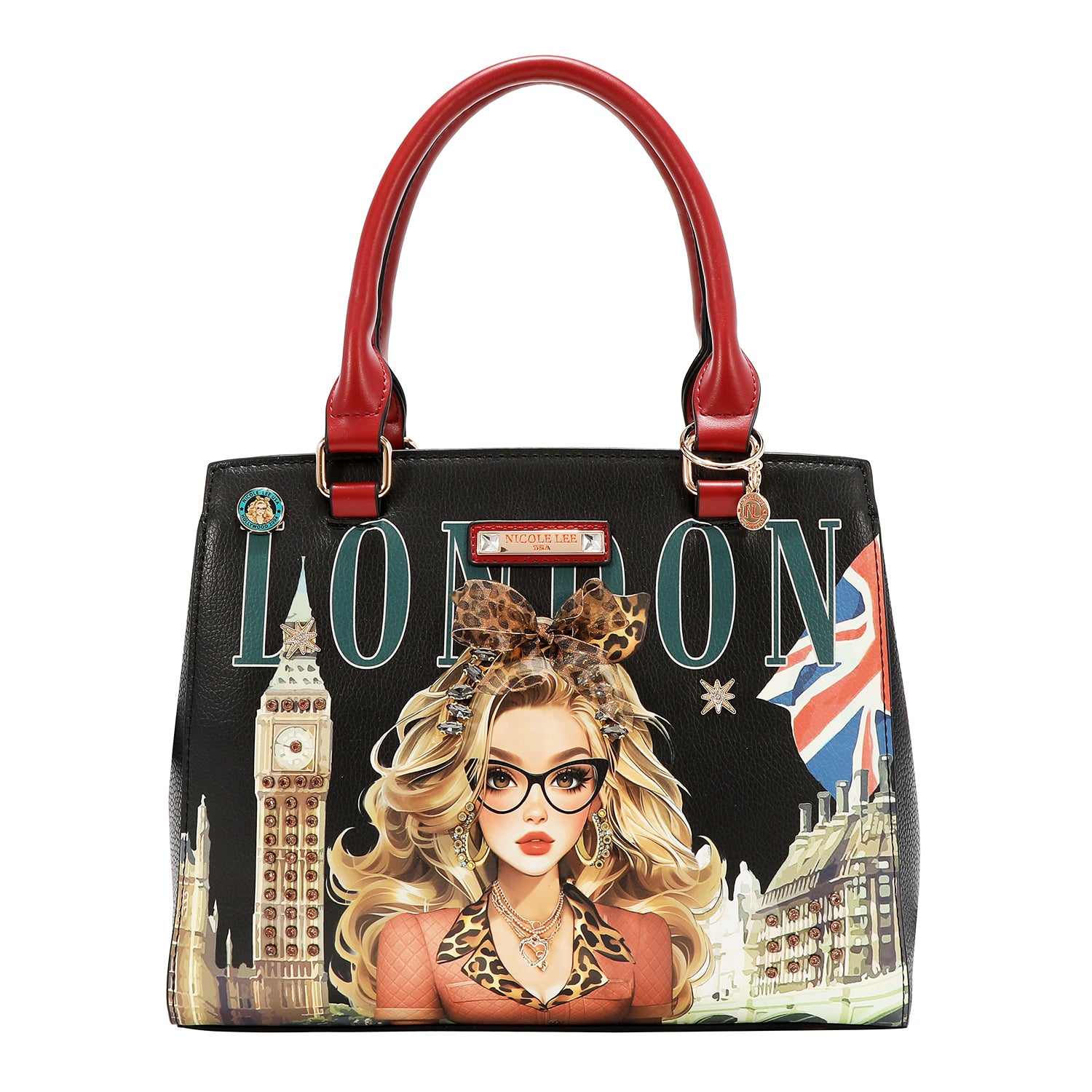 LONDON EYE SATCHEL BAG
