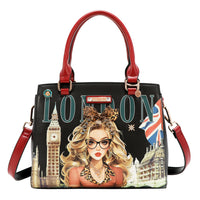 LONDON EYE SATCHEL BAG