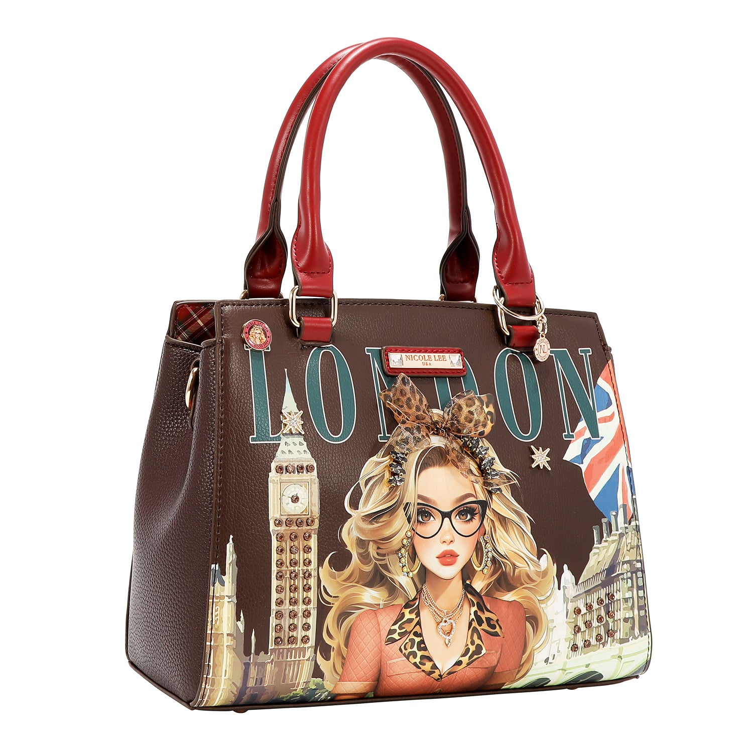 LONDON EYE SATCHEL BAG