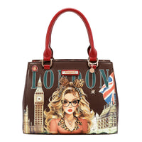 LONDON EYE SATCHEL BAG
