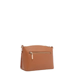 OUR GRACIE CROSSBODY BACK ZIP POCHET MADE WITH VEGAN LEATHER EXTERIOR.