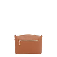 OUR GRACIE CROSSBODY BACK ZIP POCHET MADE WITH VEGAN LEATHER EXTERIOR.