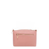 OUR GRACIE CROSSBODY BACK ZIP POCHET MADE WITH VEGAN LEATHER EXTERIOR.