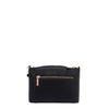 OUR GRACIE CROSSBODY BACK ZIP POCHET MADE WITH VEGAN LEATHER EXTERIOR.