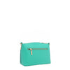 OUR GRACIE CROSSBODY BACK ZIP POCHET MADE WITH VEGAN LEATHER EXTERIOR.