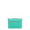 OUR GRACIE CROSSBODY BACK ZIP POCHET MADE WITH VEGAN LEATHER EXTERIOR.