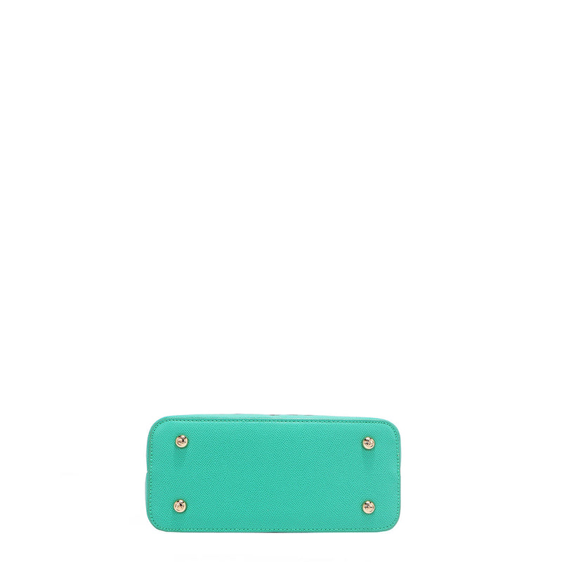 BOTTOM OF OUR GRACIE CROSSBODY GOLD-TONE HARDWARE