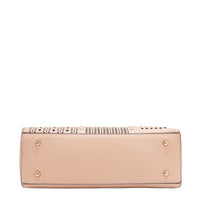 GEOMETRIC CUTOUT SATCHEL BAG