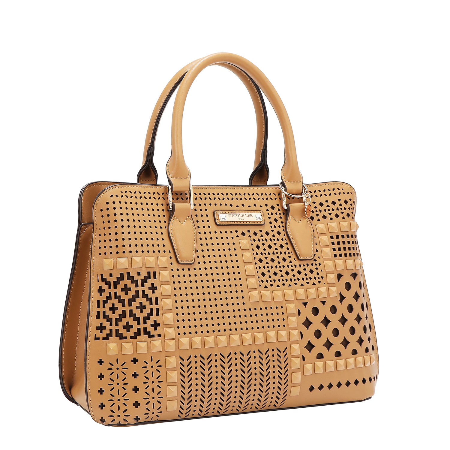 GEOMETRIC CUTOUT DOME BAG