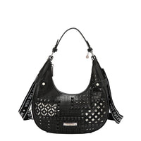 GEOMETRIC CUTOUT SHOULDER BAG