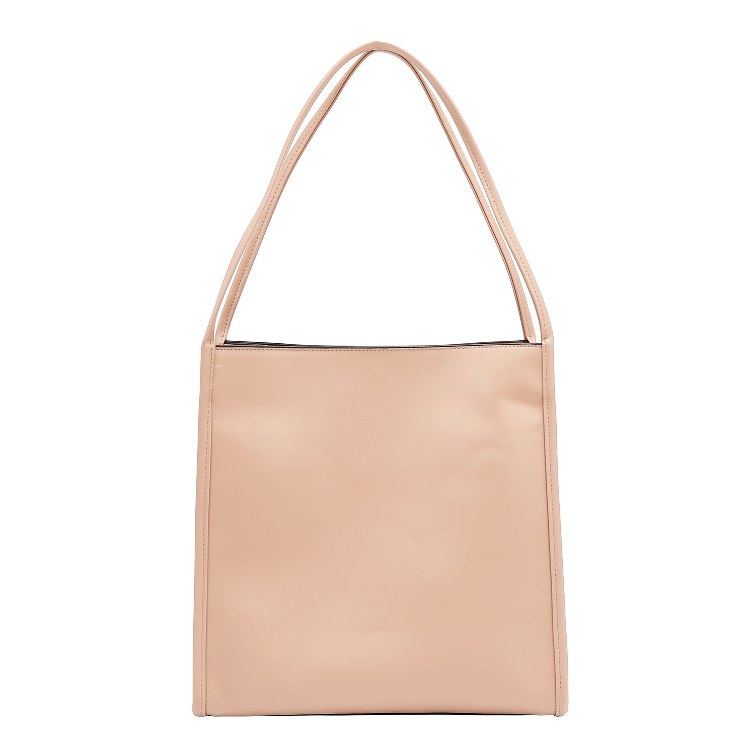 GEOMETRIC CUTOUT 2 PIECE TOTE BAG