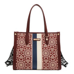 GEOMETRIC LASER CUT TOTE BAG