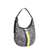 GEOMETRIC LASER CUT HOBO BAG