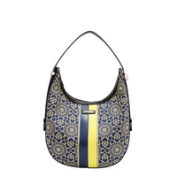 GEOMETRIC LASER CUT HOBO BAG