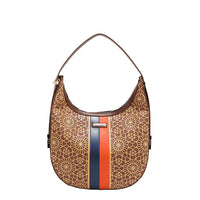 GEOMETRIC LASER CUT HOBO BAG