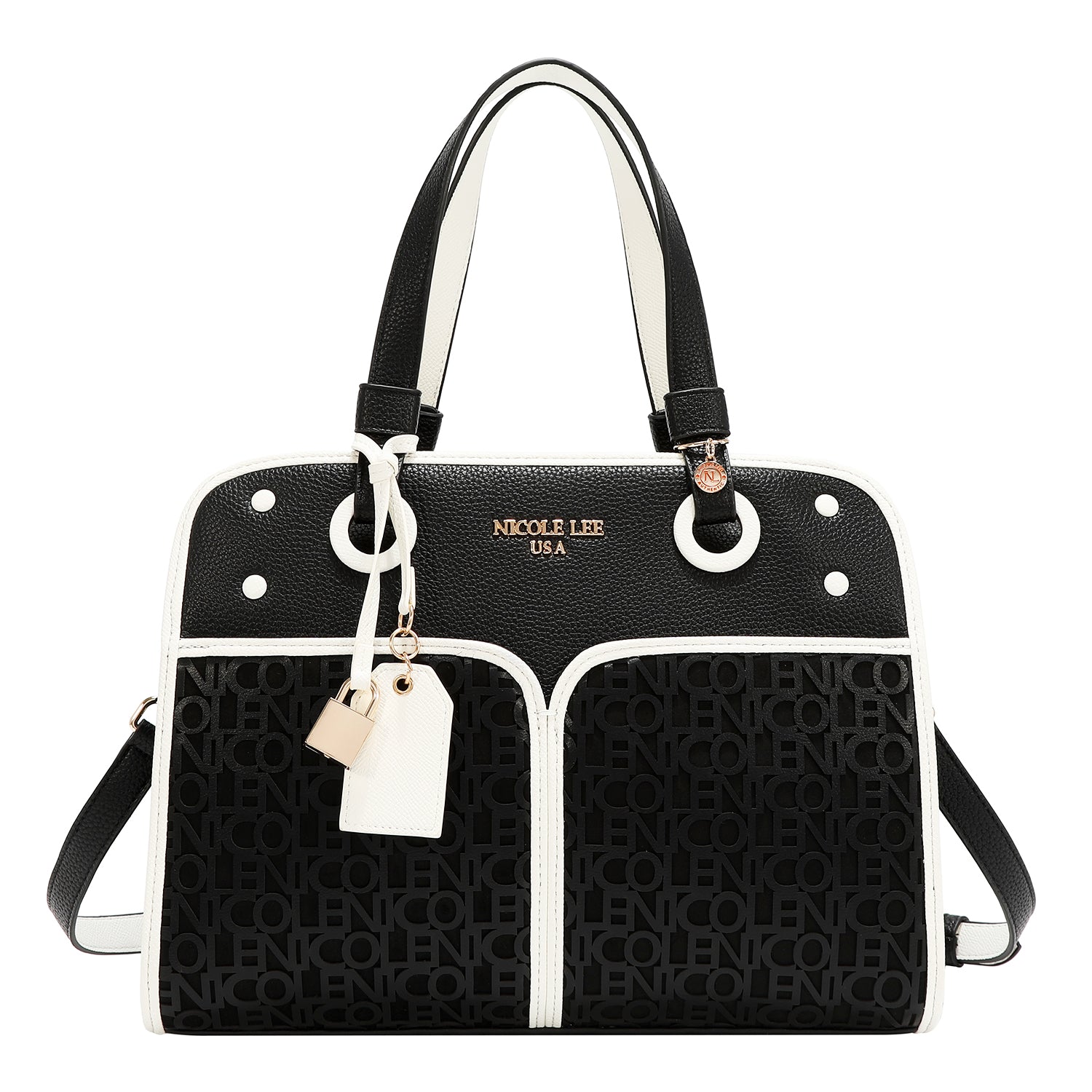 NICOLE MONOGRAM TOTE BAG