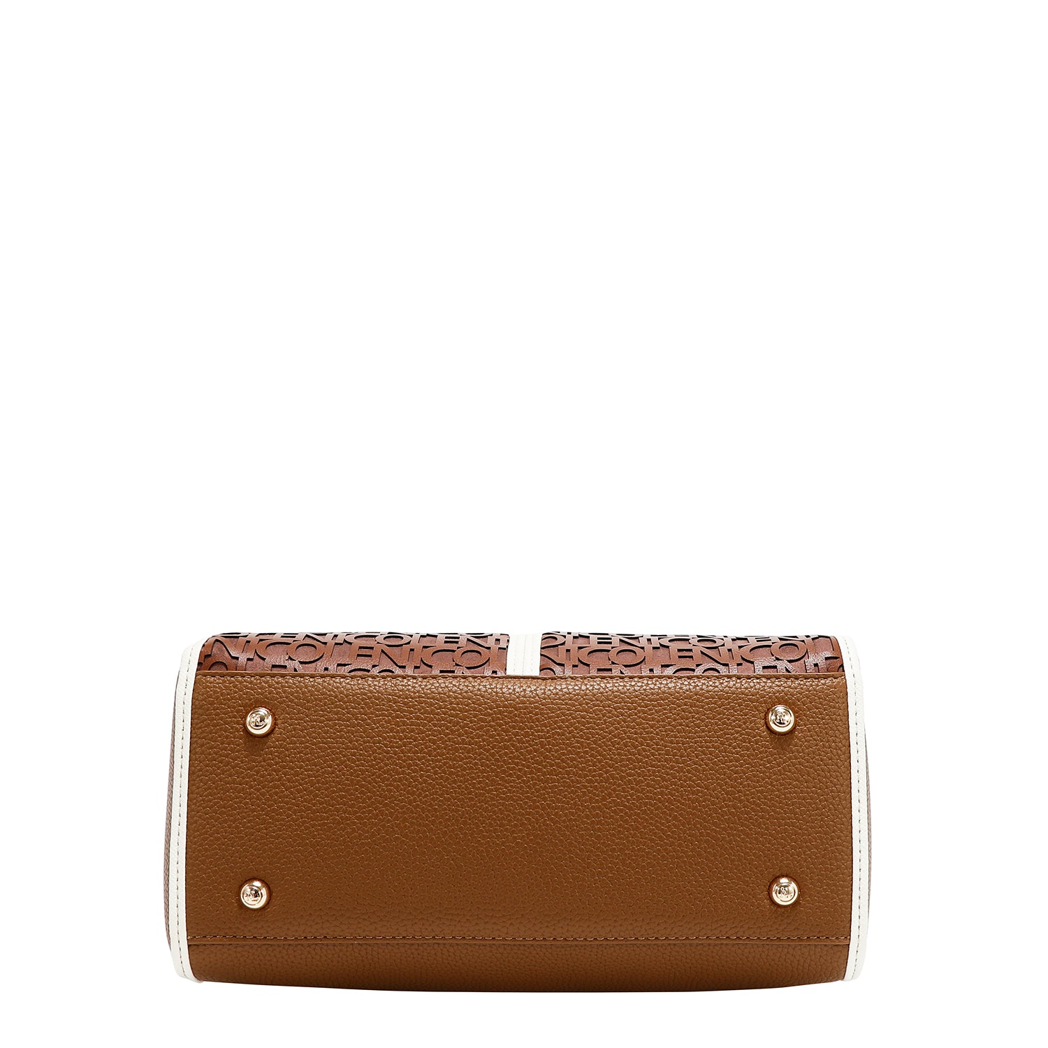 NICOLE MONOGRAM BOSTON BAG