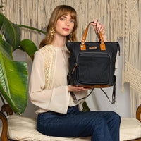 URBAN TEXTURE SQUARE BACKPACK