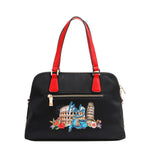 MARTHA TRAVELS ITALY DOME SATCHEL