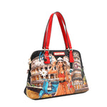 MARTHA TRAVELS ITALY DOME SATCHEL