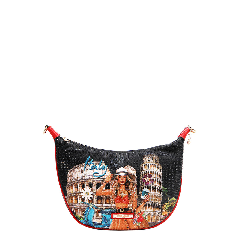 MARTHA TRAVELS ITALY SHOULDER BAG