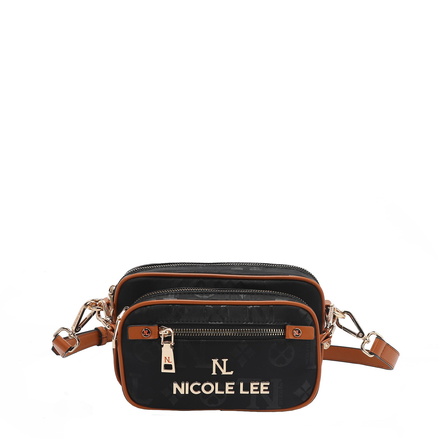 OUR NICOLE LEE MARGOT 2 PIECE CROSSBODY IN BLACK.