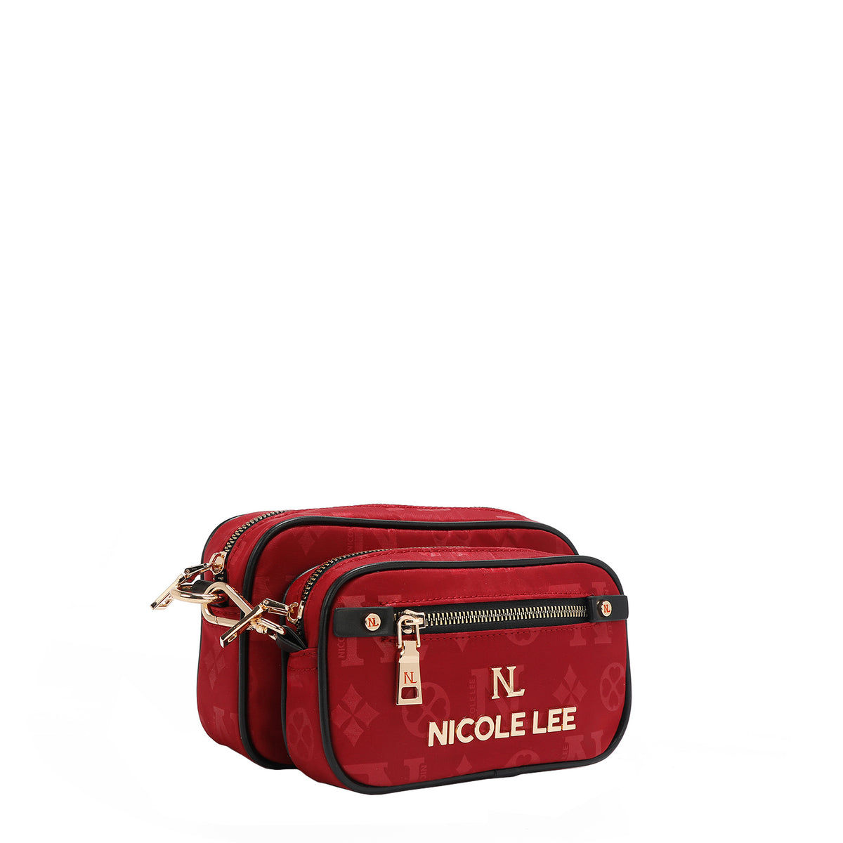 OUR NICOLE LEE MARGOT 2 PIECE CROSSBODY IN RED.