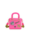 COLOR PATCH TOP HANDLE HANDBAG