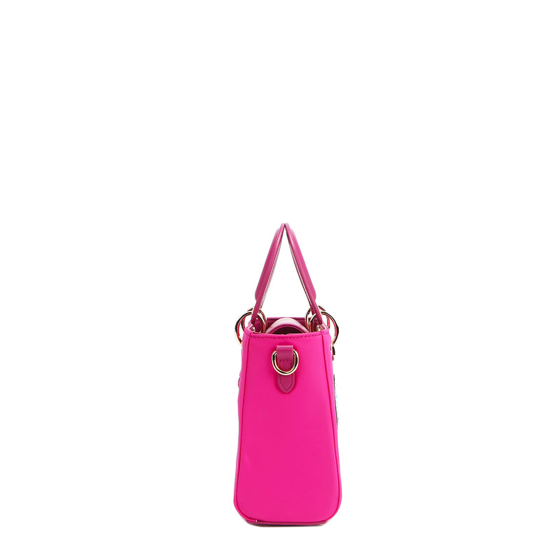 COLOR PATCH TOP HANDLE HANDBAG