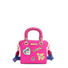 COLOR PATCH TOP HANDLE HANDBAG