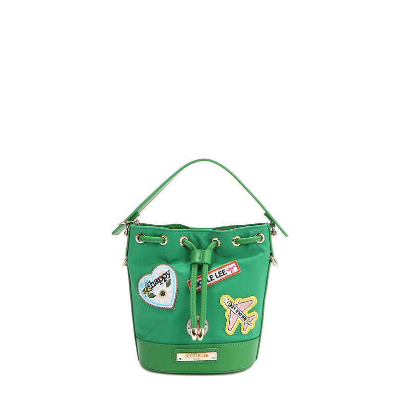 COLOR PATCH BUCKET BAG