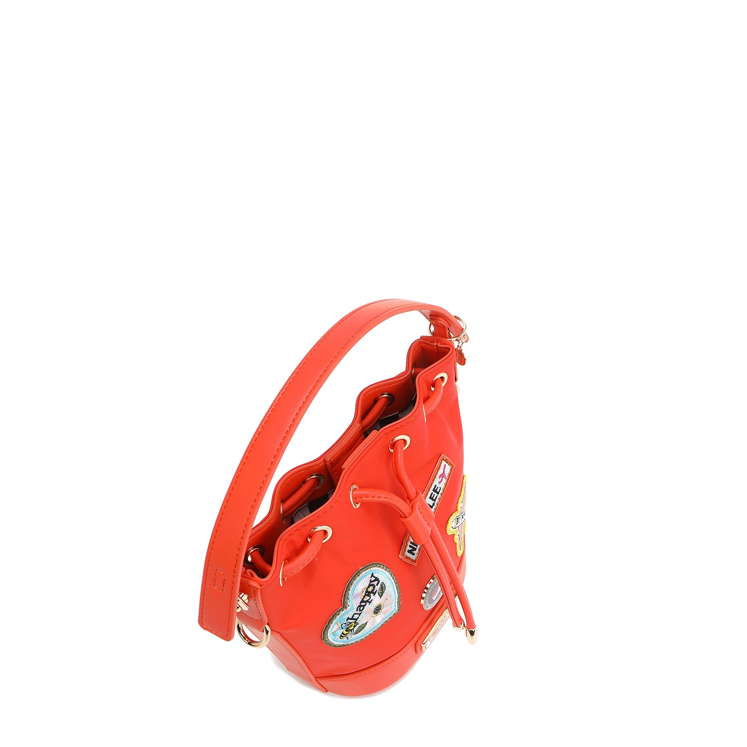 COLOR PATCH BUCKET BAG