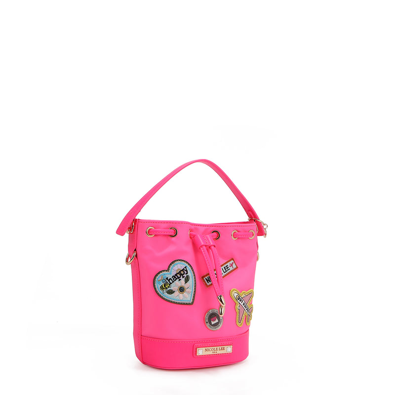 COLOR PATCH BUCKET BAG