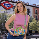 FLORAL POP MINI BOSTON BAG