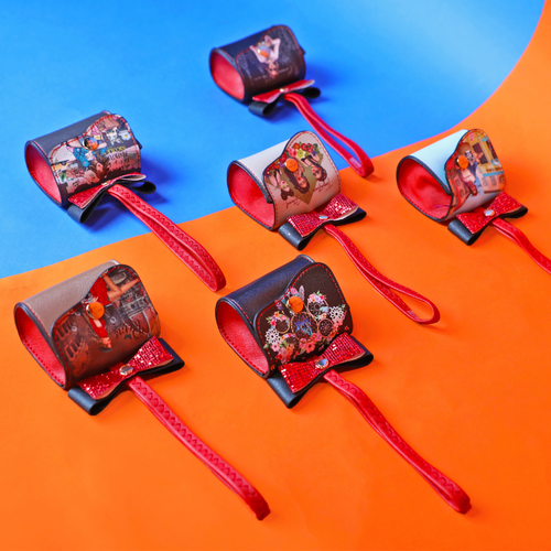 GLITTER BOW MINI COIN PURSE