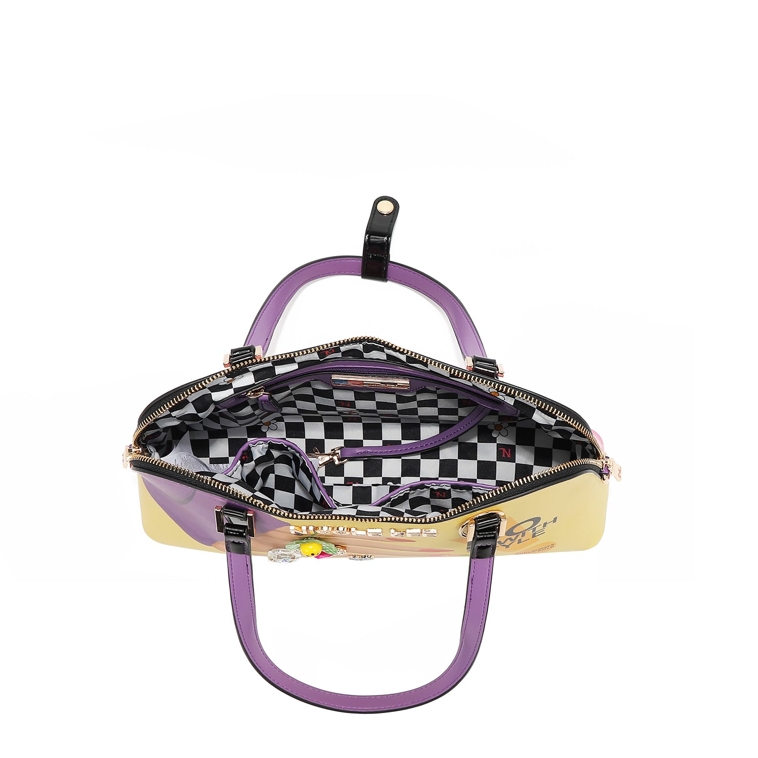 NAIL POLISH DOME SHOULDER BAG