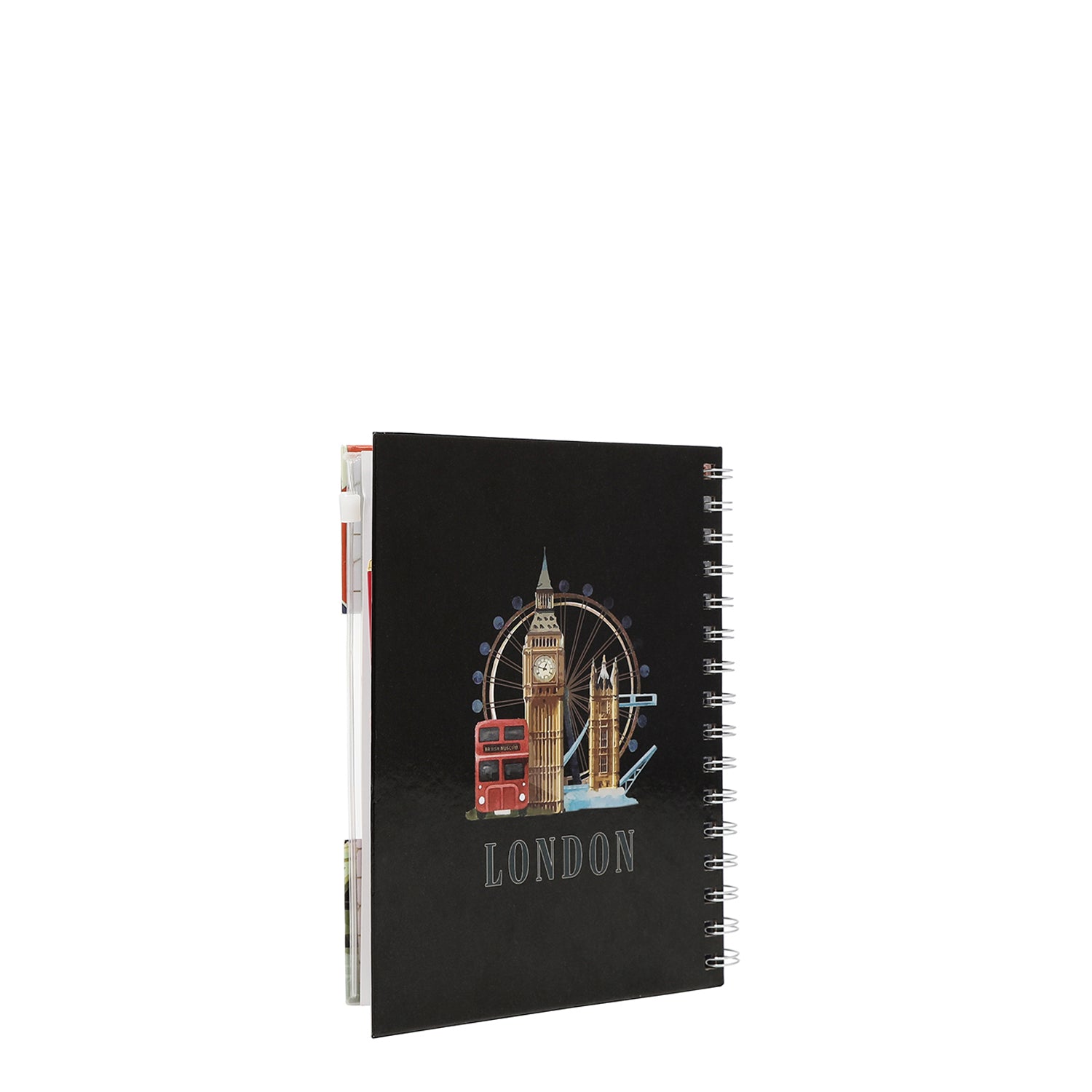 SPIRAL PLANNER WITH ZIP POCKET & STICKY NOTES