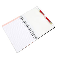 SPIRAL PLANNER WITH ZIP POCKET & STICKY NOTES